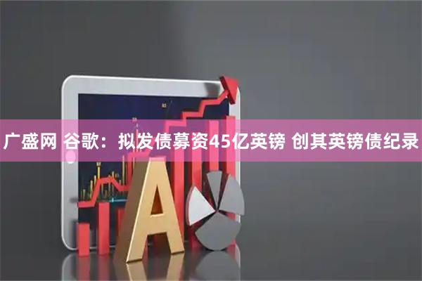 广盛网 谷歌：拟发债募资45亿英镑 创其英镑债纪录